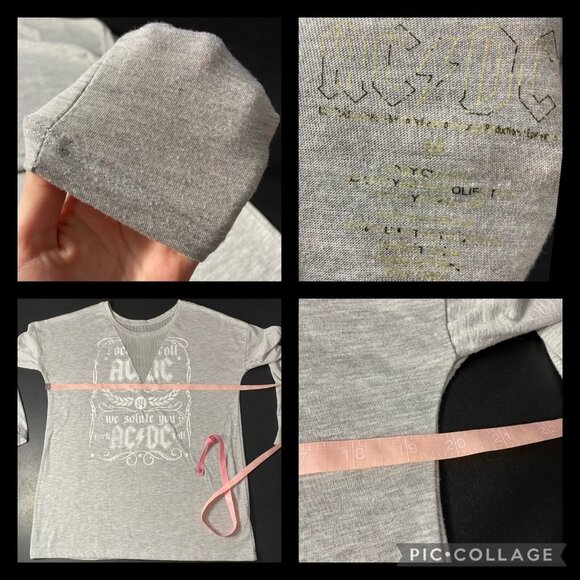 AC/DC T-Shirt Tee Women's Size M For Those About To Rock We Salute You 80s Music - Picture 12 of 12